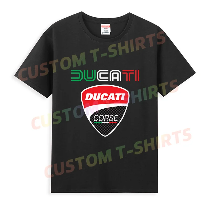 Men T Shirt Casual New Ducati Corse Logo T-shirt Graphic Oversized Sports Tops Breathable Comfortable Streetwear S-3XL
Men T Shirt Casual New Ducati Corse Logo T-shirt Graphic Oversized Sports Tops Breathable Comfortable Streetwear S-3XL