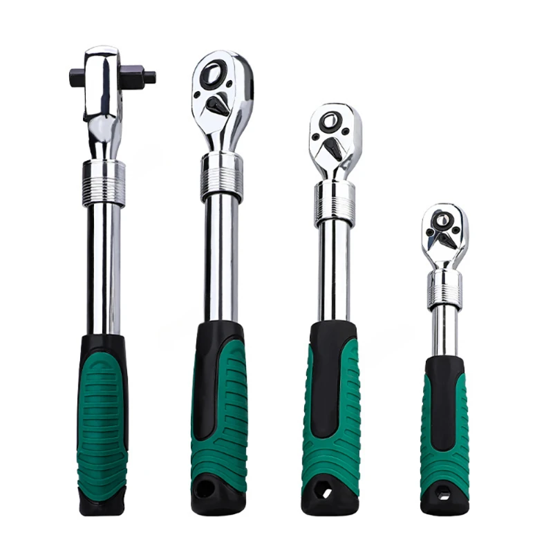 72 Tooth Telescopic Socket Ratchet Wrench For Automotive Repair Adjustable Head Ratchet Set Quick Release Wrench Manual Tool
72 Tooth Telescopic Socket Ratchet Wrench For Automotive Repair Adjustable Head Ratchet Set Quick Release Wrench Manual Tool