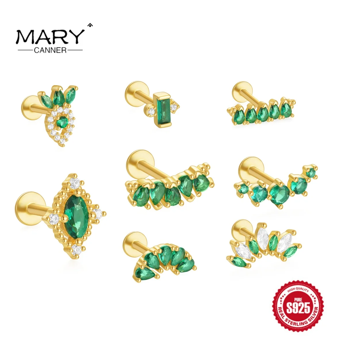 CANNER 1Pc 925 Silver Green Hollow Lace Horse Eye Zircon Stud Earrings For Women 18K Gold Fashion Versatile Ins Fine Jewelry
CANNER 1Pc 925 Silver Green Hollow Lace Horse Eye Zircon Stud Earrings For Women 18K Gold Fashion Versatile Ins Fine Jewelry