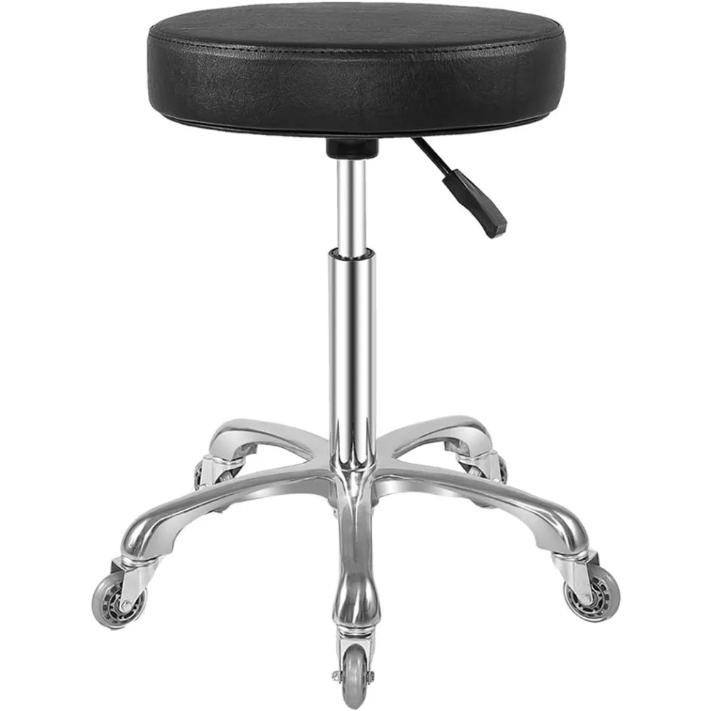 Rolling stool with wheels, heavy-duty hydraulic stool, suitable for shops, homes, adjustable massage rotating stool chair
Rolling stool with wheels, heavy-duty hydraulic stool, suitable for shops, homes, adjustable massage rotating stool chair