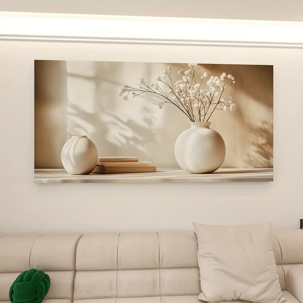 Elegant style, modern abstract vase canvas art print - Elegant home decor - 1.5 "chunky pine frame, neutral tone artwork
Elegant style, modern abstract vase canvas art print - Elegant home decor - 1.5 "chunky pine frame, neutral tone artwork