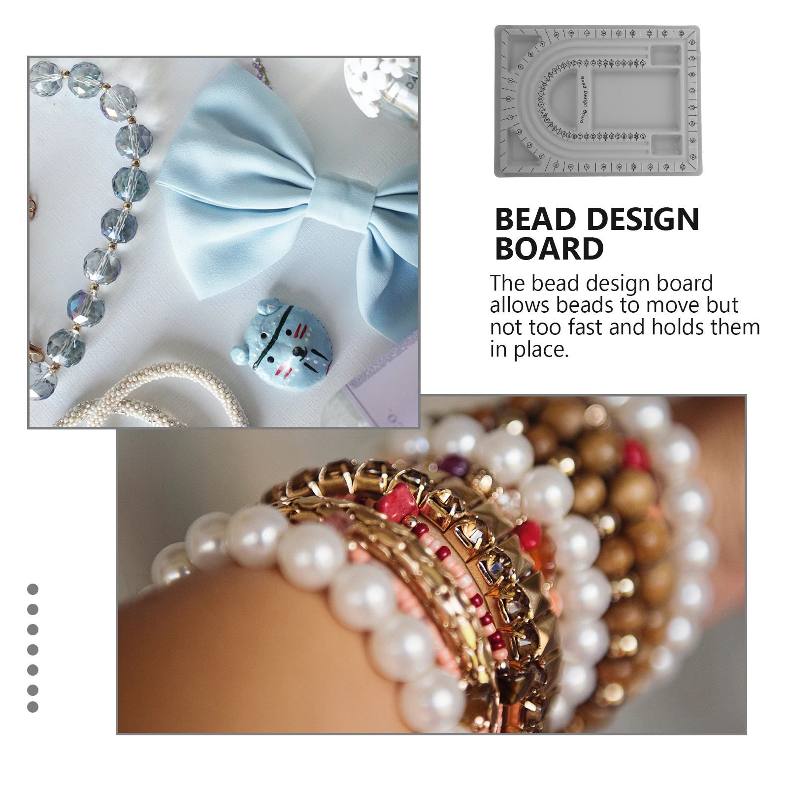 2 Pcs Necklace Design Plate Beads Jewelry Board Fuse Making Beading Plastic Beadboard Office
2 Pcs Necklace Design Plate Beads Jewelry Board Fuse Making Beading Plastic Beadboard Office