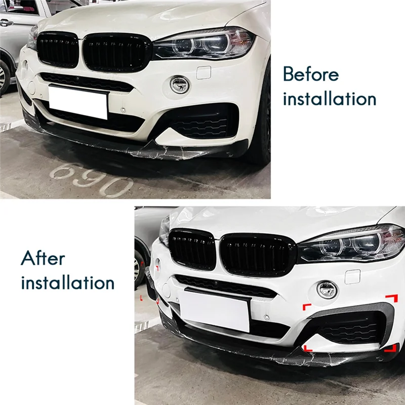 Simple Car Front Bumper Splitter Spoiler Trim Fog Light Canard For BMW X6 F16 2015-2019 M Sport Car Decoration Parts
Simple Car Front Bumper Splitter Spoiler Trim Fog Light Canard For BMW X6 F16 2015-2019 M Sport Car Decoration Parts
