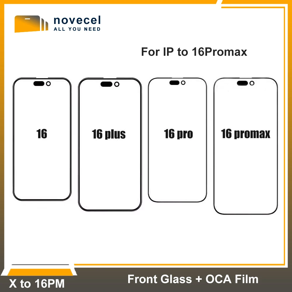 10pcs Front Glass Lens Screen Touch Panel with OCA for iPhone 16 Pro Max 15 14 13 12 11 pro X XS XR Screen Display Replacement
10pcs Front Glass Lens Screen Touch Panel with OCA for iPhone 16 Pro Max 15 14 13 12 11 pro X XS XR Screen Display Replacement