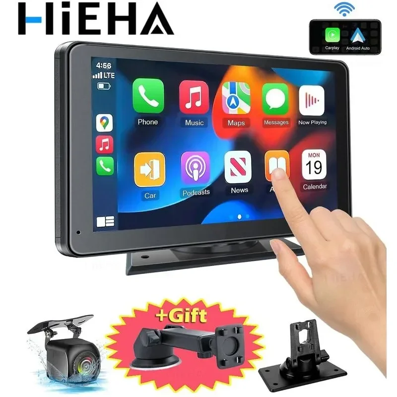 【Hieha】2024 Upgraded Wireless Carplay Stereo with Suction Mount, Rear Camera, and Seamless Mirrorlink for Universal Fit
【Hieha】2024 Upgraded Wireless Carplay Stereo with Suction Mount, Rear Camera, and Seamless Mirrorlink for Universal Fit