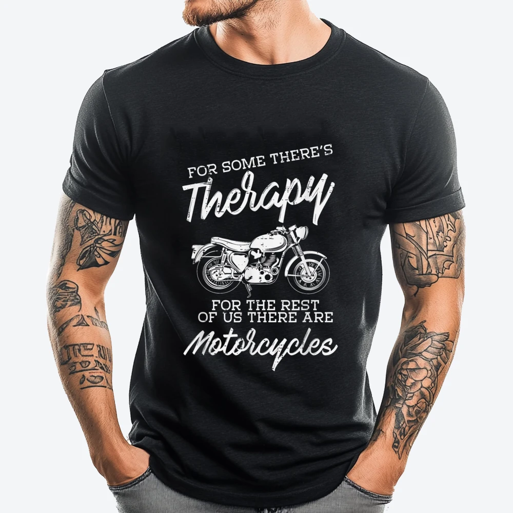Biker For Some Theres Therapy Us Motorcycle Men Green And White Graphic T Shirt Men's Shirts England Style
Biker For Some Theres Therapy Us Motorcycle Men Green And White Graphic T Shirt Men's Shirts England Style