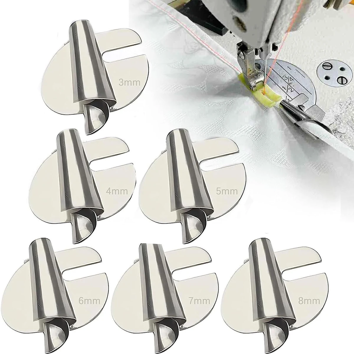 6Pcs Sewing Rolled Hemmer Foot 3mm-8mm Wide Rolled Hem Pressure Foot Home Industrial Sewing Machine Curved Scroll Hemmer Foot
6Pcs Sewing Rolled Hemmer Foot 3mm-8mm Wide Rolled Hem Pressure Foot Home Industrial Sewing Machine Curved Scroll Hemmer Foot