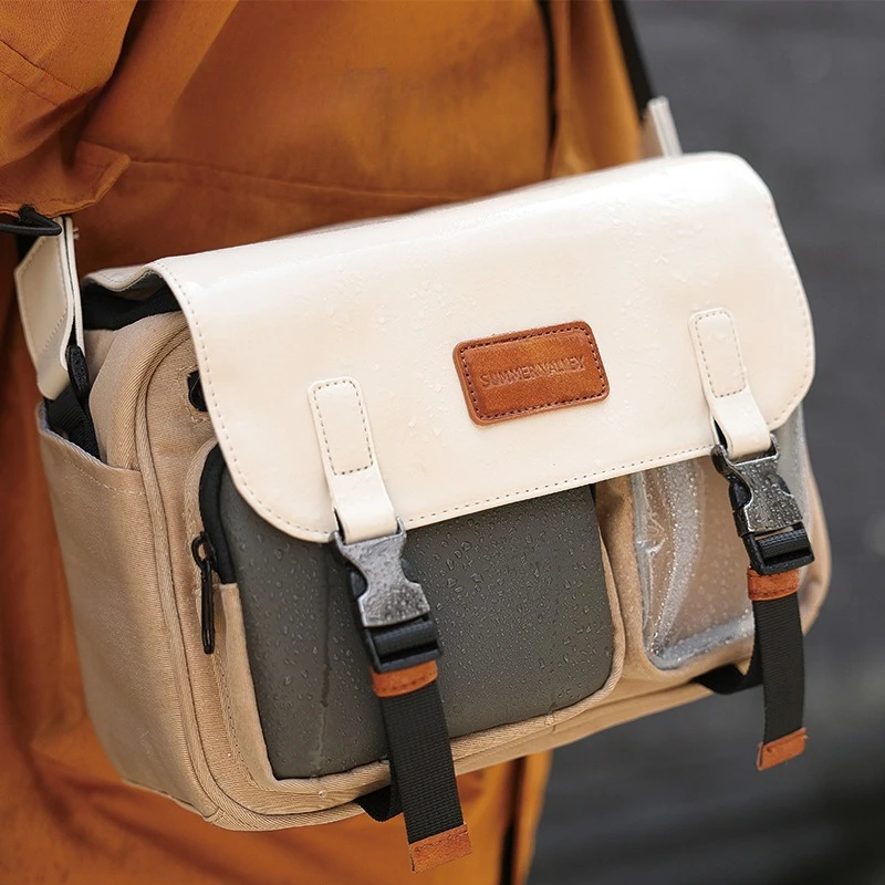 Waterproof PU Leather Camera Storage Bag Shoulder Bag for DSLR Mirrorless Camera with Padded Compartment Travel Photography Case
Waterproof PU Leather Camera Storage Bag Shoulder Bag for DSLR Mirrorless Camera with Padded Compartment Travel Photography Case