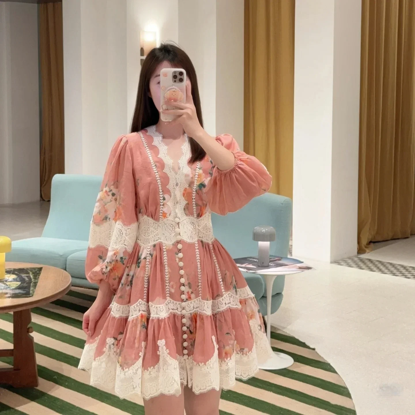Highest Quality Version Luxury Mini Dress Australian Designer Bohemian Floral Print Elegant Resort Collection Party Dress Women
Highest Quality Version Luxury Mini Dress Australian Designer Bohemian Floral Print Elegant Resort Collection Party Dress Women