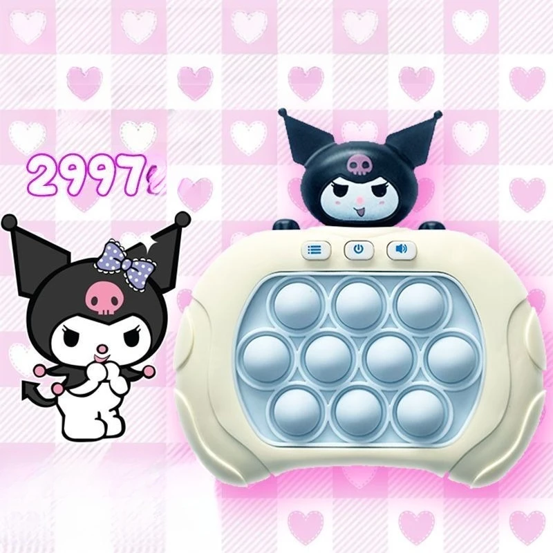 Anime Cartoon Kawaii Sanrio Kuromi Boost Game Console Press Music Break Through Puzzle Lights Blessing Toys Children's Day Gift
Anime Cartoon Kawaii Sanrio Kuromi Boost Game Console Press Music Break Through Puzzle Lights Blessing Toys Children's Day Gift
