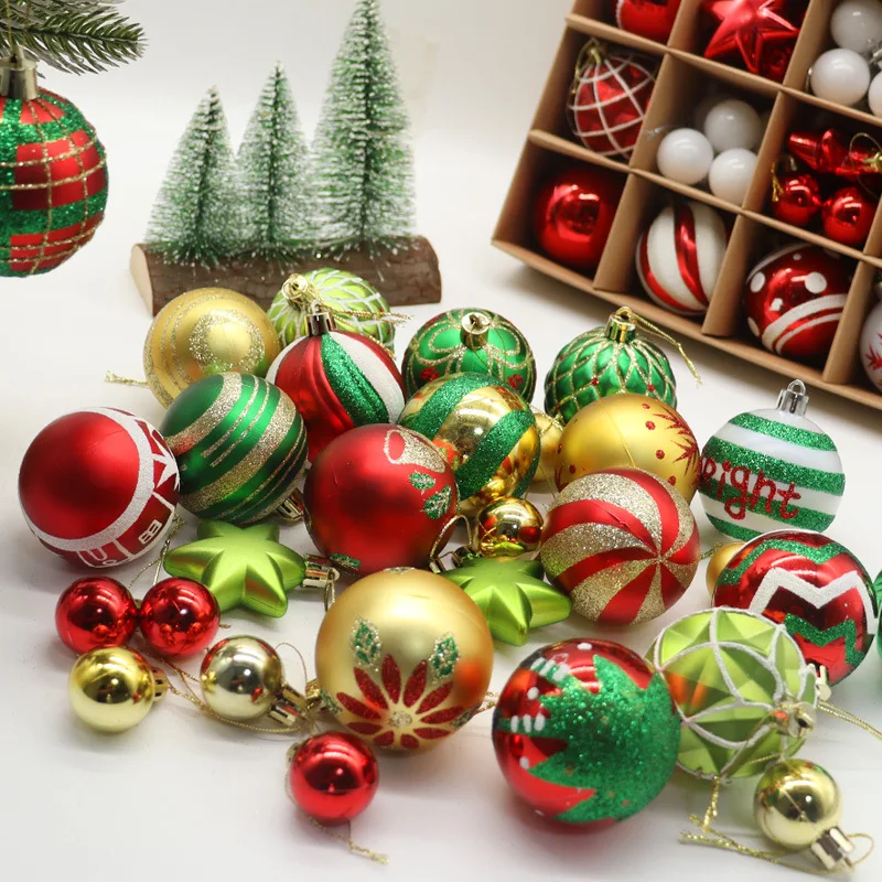 42pcs/box 6CM Christmas Decoration Ball Ornaments Champagne Gold Red Glitter Foam Ball Crafts Xmas Tree Hanging Pendant Gift
42pcs/box 6CM Christmas Decoration Ball Ornaments Champagne Gold Red Glitter Foam Ball Crafts Xmas Tree Hanging Pendant Gift