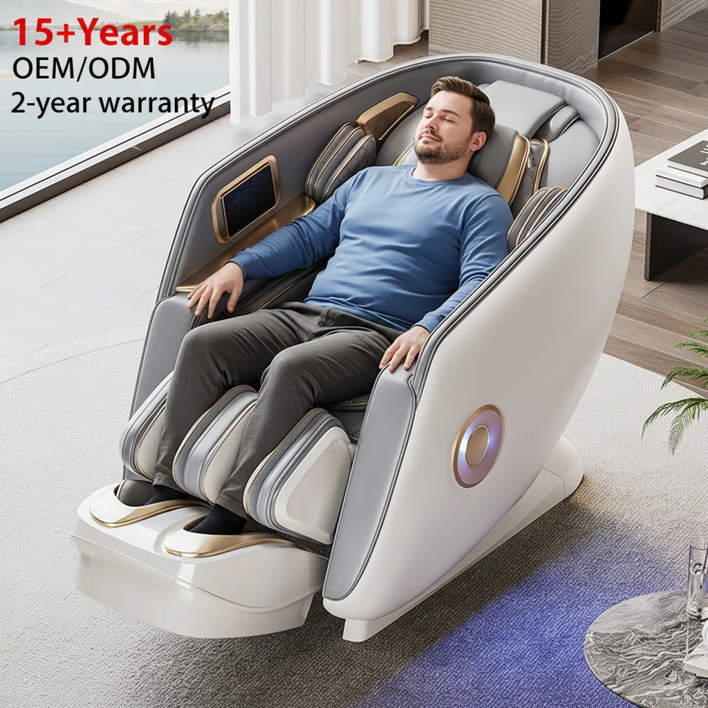VCT-901C Luxury Massage Chair 2025 4D Full Body zero Gravity Luxury with Dual Core 6-wheel Jade Movement Electric Massage Chair
VCT-901C Luxury Massage Chair 2025 4D Full Body zero Gravity Luxury with Dual Core 6-wheel Jade Movement Electric Massage Chair