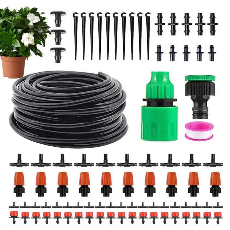 Drip Irrigation System Drip Irrigation Kit Sprinkler System Automatic Irrigation Equipment Drip Watering System With Accessories
Drip Irrigation System Drip Irrigation Kit Sprinkler System Automatic Irrigation Equipment Drip Watering System With Accessories