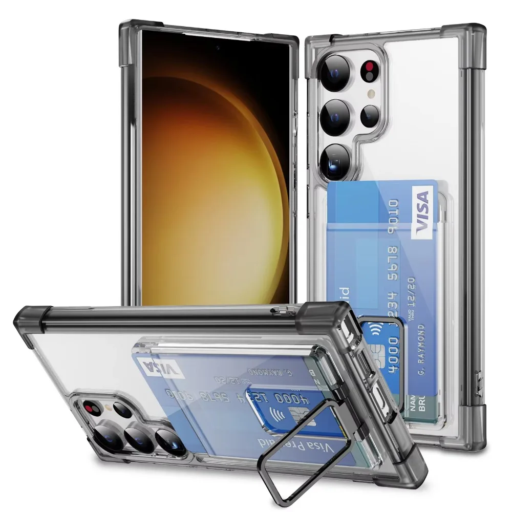 Чехол-кошелек с прозрачным акриловым кронштейном для телефона Samsung Galaxy S25 S24 S23 S22 S21 Note20 Plus Ultra Cover
Чехол-кошелек с прозрачным акриловым кронштейном для телефона Samsung Galaxy S25 S24 S23 S22 S21 Note20 Plus Ultra Cover