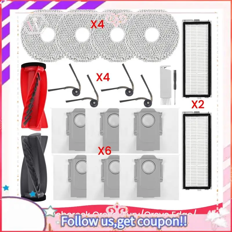 A50F-полный набор аксессуаров для пылесосов для моделей Roborock Qrevo Curv и Qrevo Edge
A50F-полный набор аксессуаров для пылесосов для моделей Roborock Qrevo Curv и Qrevo Edge