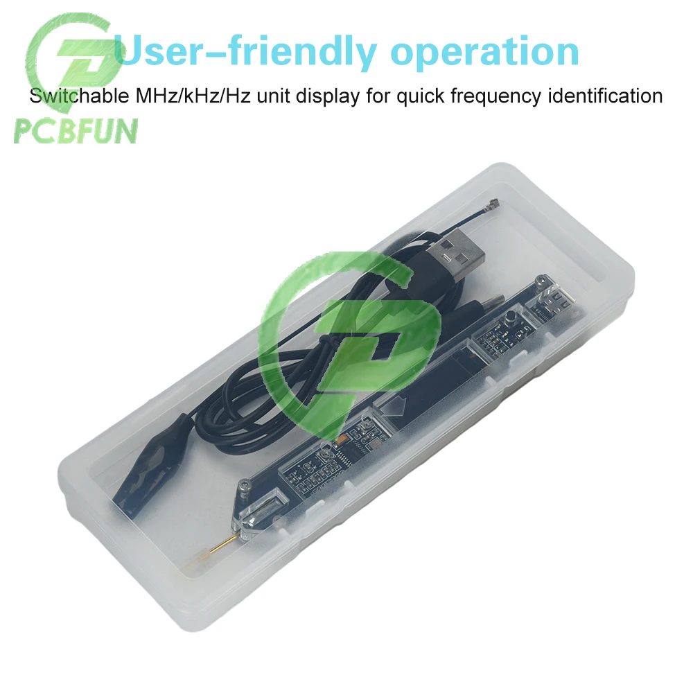 High Precision Frequency Counter Pen Style Frequency Meter 200Hz-100MHz RF Frequency Meter with OLED Display
High Precision Frequency Counter Pen Style Frequency Meter 200Hz-100MHz RF Frequency Meter with OLED Display