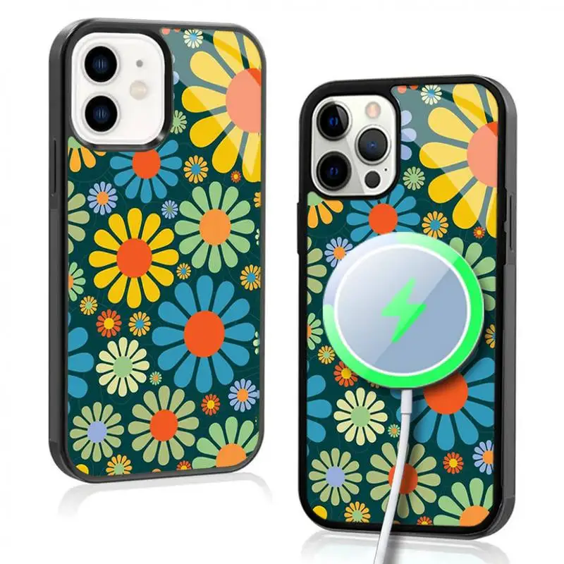 Groovy Flowers Hippie Bohemian Floral Case For iphone 11 12 13 14 15 Plus Pro Max Mirror Acrylic For Magsafe Wireless Charging
Groovy Flowers Hippie Bohemian Floral Case For iphone 11 12 13 14 15 Plus Pro Max Mirror Acrylic For Magsafe Wireless Charging