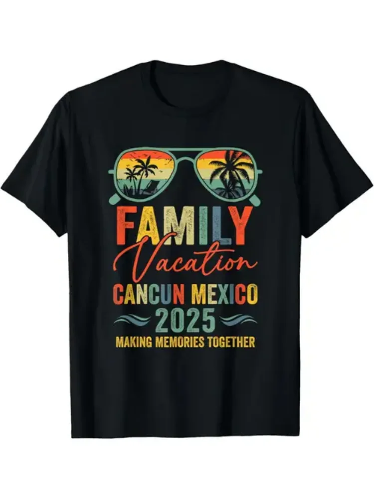 Men's Cancun Mexico Vacation 2025 Family Matching T-Shirts - Comfy Cotton, Short Sleeve, Casual Summer Tees with Unique Print
Men's Cancun Mexico Vacation 2025 Family Matching T-Shirts - Comfy Cotton, Short Sleeve, Casual Summer Tees with Unique Print