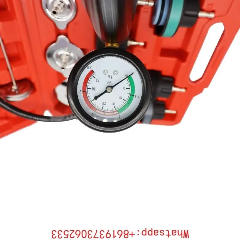 14 Pcs Universal Radiator Pressure Tester Kit, Cooler Pressure Tester Kit, Car Motorcycle Truck Cooling System
14 Pcs Universal Radiator Pressure Tester Kit, Cooler Pressure Tester Kit, Car Motorcycle Truck Cooling System