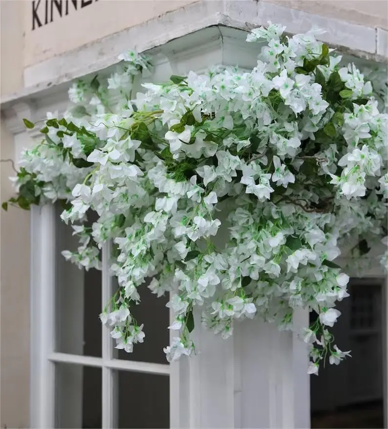 40PCS Artificial Bougainvillea Silk Vines Hanging Flower Stems 39" for Wedding Home Decoration Garland Garden DIY Decor
40PCS Artificial Bougainvillea Silk Vines Hanging Flower Stems 39" for Wedding Home Decoration Garland Garden DIY Decor
