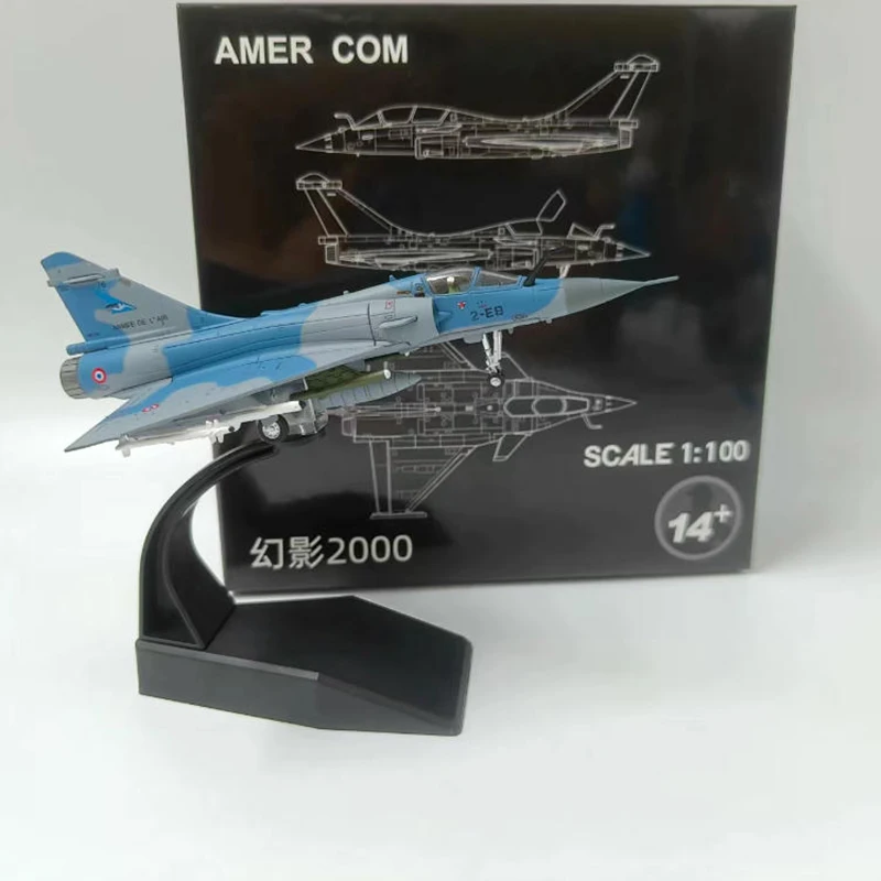 Модель самолета AMER Diecast в масштабе 1:100 Mirage 2000 с синим камуфляжем, из сплава, для коллекции, демонстрации, игрушка, подарок, сувенир
Модель самолета AMER Diecast в масштабе 1:100 Mirage 2000 с синим камуфляжем, из сплава, для коллекции, демонстрации, игрушка, подарок, сувенир
