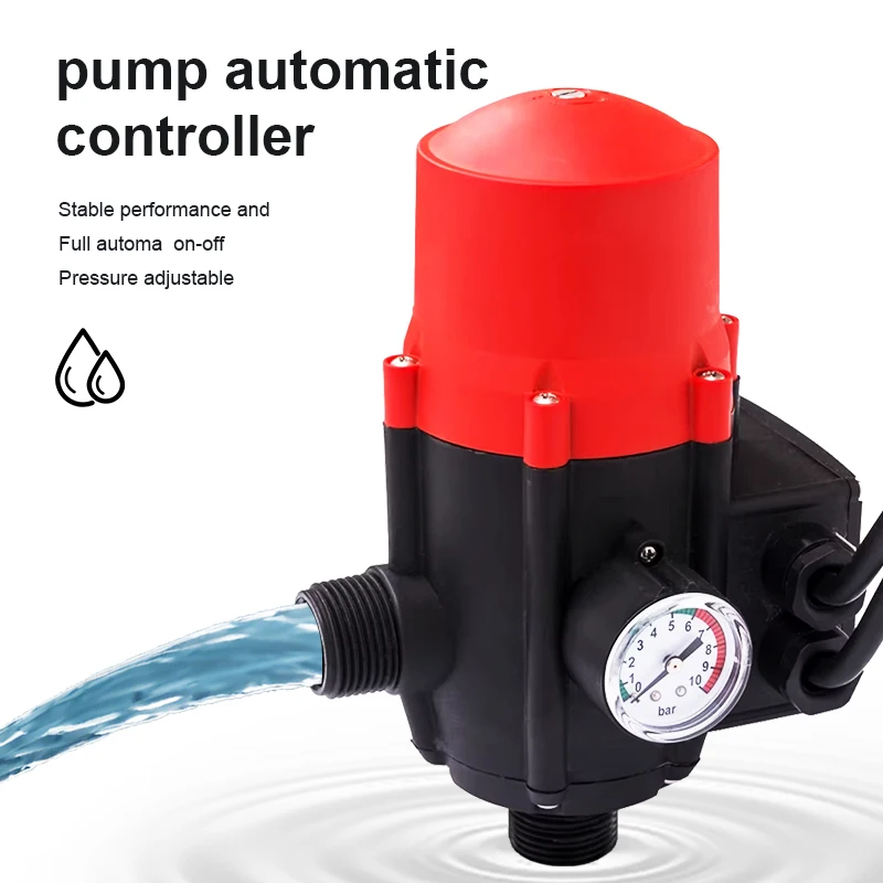 Автоматический регулятор давления, регулируемый однодюймовый самовсасывающий насос, электронный переключатель давления, аппаратные аксессуары
Автоматический регулятор давления, регулируемый однодюймовый самовсасывающий насос, электронный переключатель давления, аппаратные аксессуары