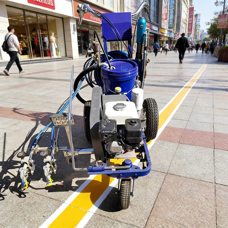 Customized Mobile Cold Airless Spraying Road Marking Machine for On-Site Road Line Marking Work
Customized Mobile Cold Airless Spraying Road Marking Machine for On-Site Road Line Marking Work