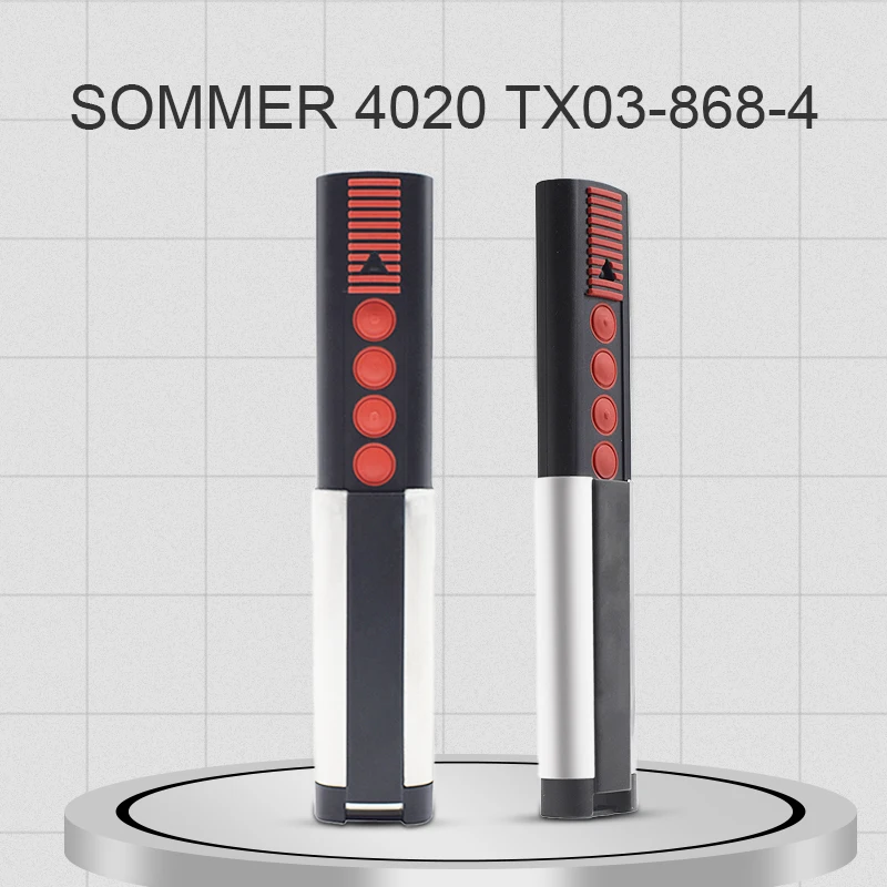 SOMMER 4020 TX03-868-4 4026 TX03-868-2 Garage Door Clone Remote Control 4031 4035 868MHz Rolling Code Transmitter Key
SOMMER 4020 TX03-868-4 4026 TX03-868-2 Garage Door Clone Remote Control 4031 4035 868MHz Rolling Code Transmitter Key