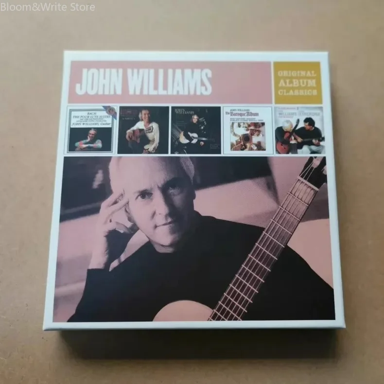 Classical Guitar Master J - JOHN W - WILLIAMS Five Classic Albums 5CD Music Record Car Soundtracks Box Party Music Collection
Classical Guitar Master J - JOHN W - WILLIAMS Five Classic Albums 5CD Music Record Car Soundtracks Box Party Music Collection