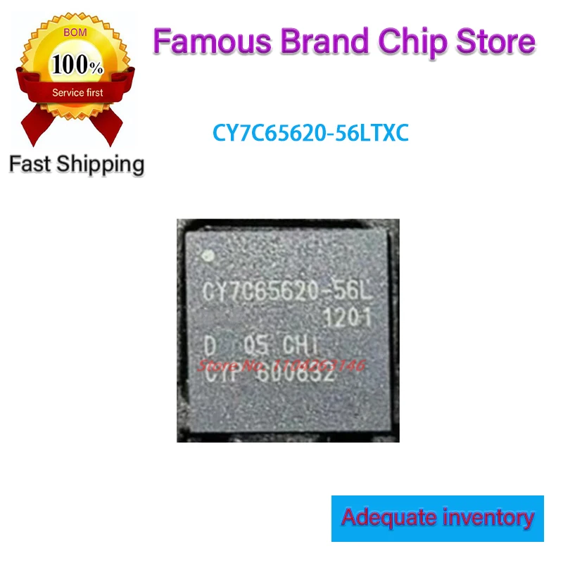 5-50pcs New CY7C65620-56LTXC CY7C65620-56LFXC CY7C65620-56L QFN56
5-50pcs New CY7C65620-56LTXC CY7C65620-56LFXC CY7C65620-56L QFN56