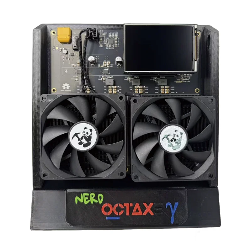 NerdOctaxe Bitaxe BTC Miner 12TH/s 160W 16J/Th 8*BM1370 ASIC Chips 2.4G WiFi Open-Source Mining Machine for Bitcoin Mining
NerdOctaxe Bitaxe BTC Miner 12TH/s 160W 16J/Th 8*BM1370 ASIC Chips 2.4G WiFi Open-Source Mining Machine for Bitcoin Mining