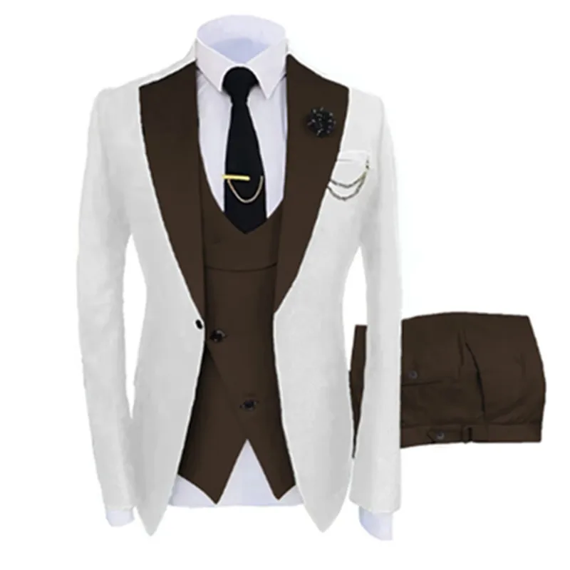 Customized Men's Suit Notch Lapel Groom Tuxedos Jacket Blazers Halloween Costume Elegant For Luxury Man Suit's For Wedding 5116
Customized Men's Suit Notch Lapel Groom Tuxedos Jacket Blazers Halloween Costume Elegant For Luxury Man Suit's For Wedding 5116