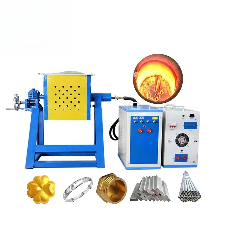 Tilting Crucible Furnace for Metal Induction Melting: 100KG, 150KG, 175KG
Tilting Crucible Furnace for Metal Induction Melting: 100KG, 150KG, 175KG