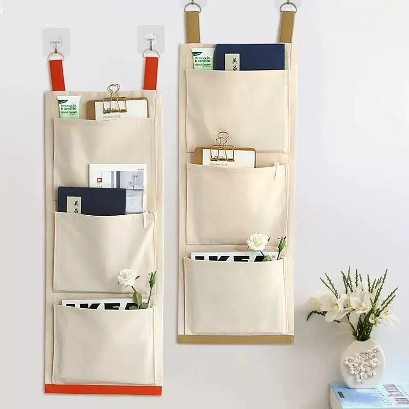 Canvas Wall Mounted Storage Bag Hooks for Nursery Mobile Phones Children's Books Dormitory Magazines Nordic Style Pure Color
Canvas Wall Mounted Storage Bag Hooks for Nursery Mobile Phones Children's Books Dormitory Magazines Nordic Style Pure Color