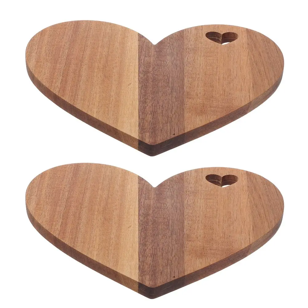 2 Pcs Cutting Board Heart Shaped Wooden Tray Cheese Fruit Bread Kitchenware Valentine Day Platter Easy Clean Portable
2 Pcs Cutting Board Heart Shaped Wooden Tray Cheese Fruit Bread Kitchenware Valentine Day Platter Easy Clean Portable