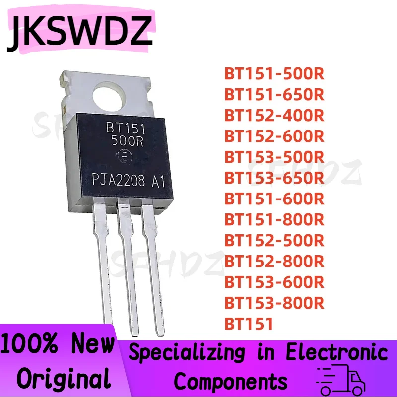 10PCS 100% NEW BT151 BT152 BT153 -400R -500R -600R -650R -800R TO-220 Unidirectional thyristor Best Quality In Stock
10PCS 100% NEW BT151 BT152 BT153 -400R -500R -600R -650R -800R TO-220 Unidirectional thyristor Best Quality In Stock