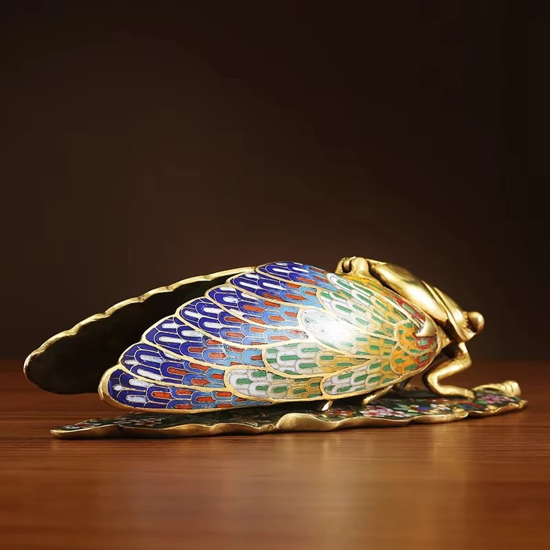 Copper enamel leaf can decoration, cloisonne craft gifts, home office desktop decoration accessories
Copper enamel leaf can decoration, cloisonne craft gifts, home office desktop decoration accessories