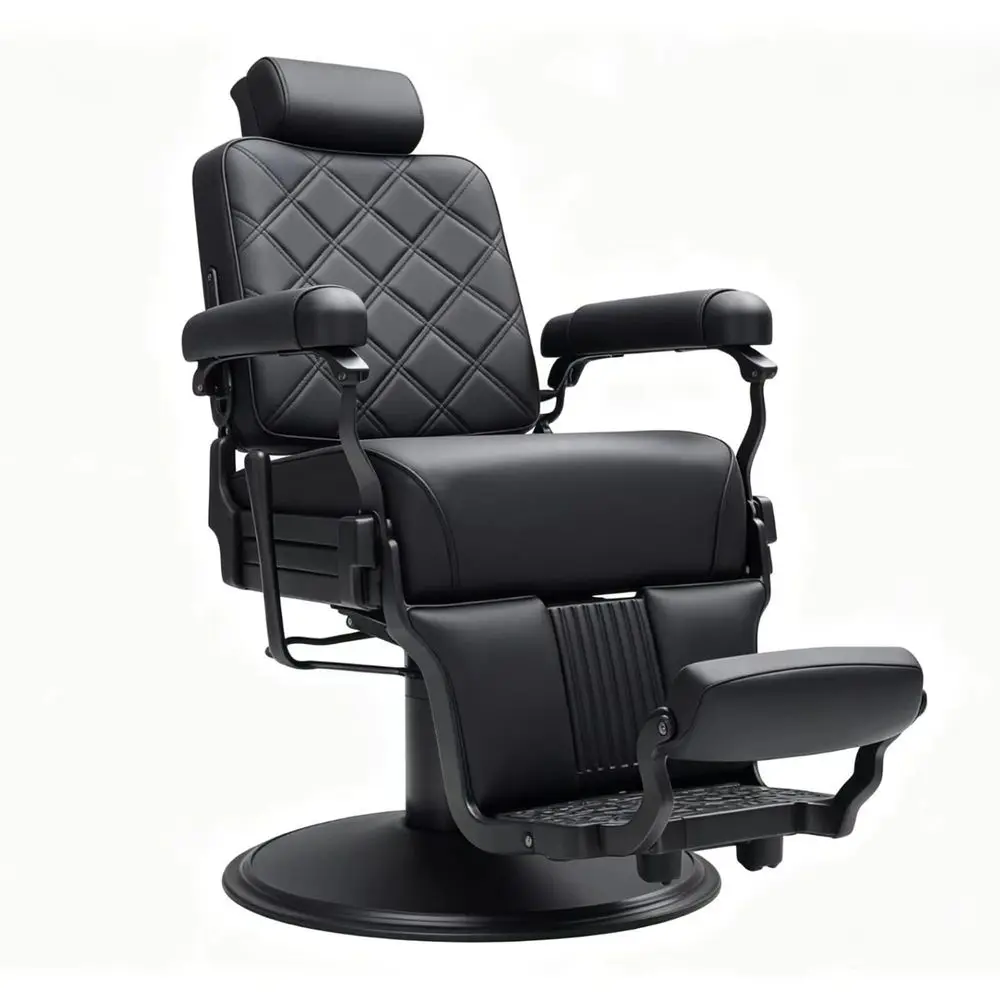 Vintage Barber Chair Heavy Duty Hydraulic Recline Salon Chair, 550 lbs Capacity, 160 Adjustable Backrest, chResistant Leat
Vintage Barber Chair Heavy Duty Hydraulic Recline Salon Chair, 550 lbs Capacity, 160 Adjustable Backrest, chResistant Leat