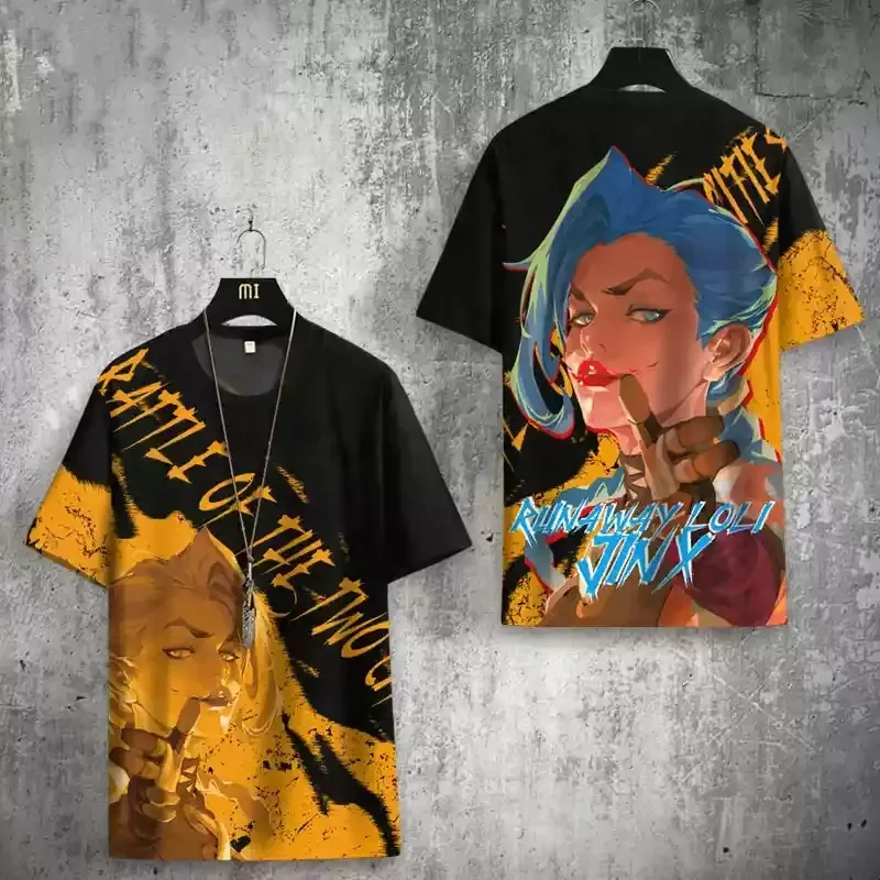 Artful Alliance Jinx3D Printing Plus-size Men's and Women's T-shirt Anime Harajuku Cartoon Y2k Sports Quick Drying Breathable
Artful Alliance Jinx3D Printing Plus-size Men's and Women's T-shirt Anime Harajuku Cartoon Y2k Sports Quick Drying Breathable