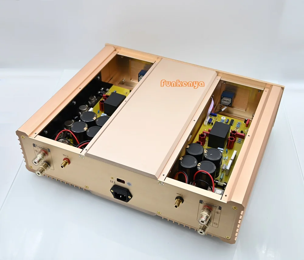 Dual Channel Amp Luxury Classic Power Amplifier 150Wx2 FM300A Gold Chassis Hifi Home Audio
Dual Channel Amp Luxury Classic Power Amplifier 150Wx2 FM300A Gold Chassis Hifi Home Audio