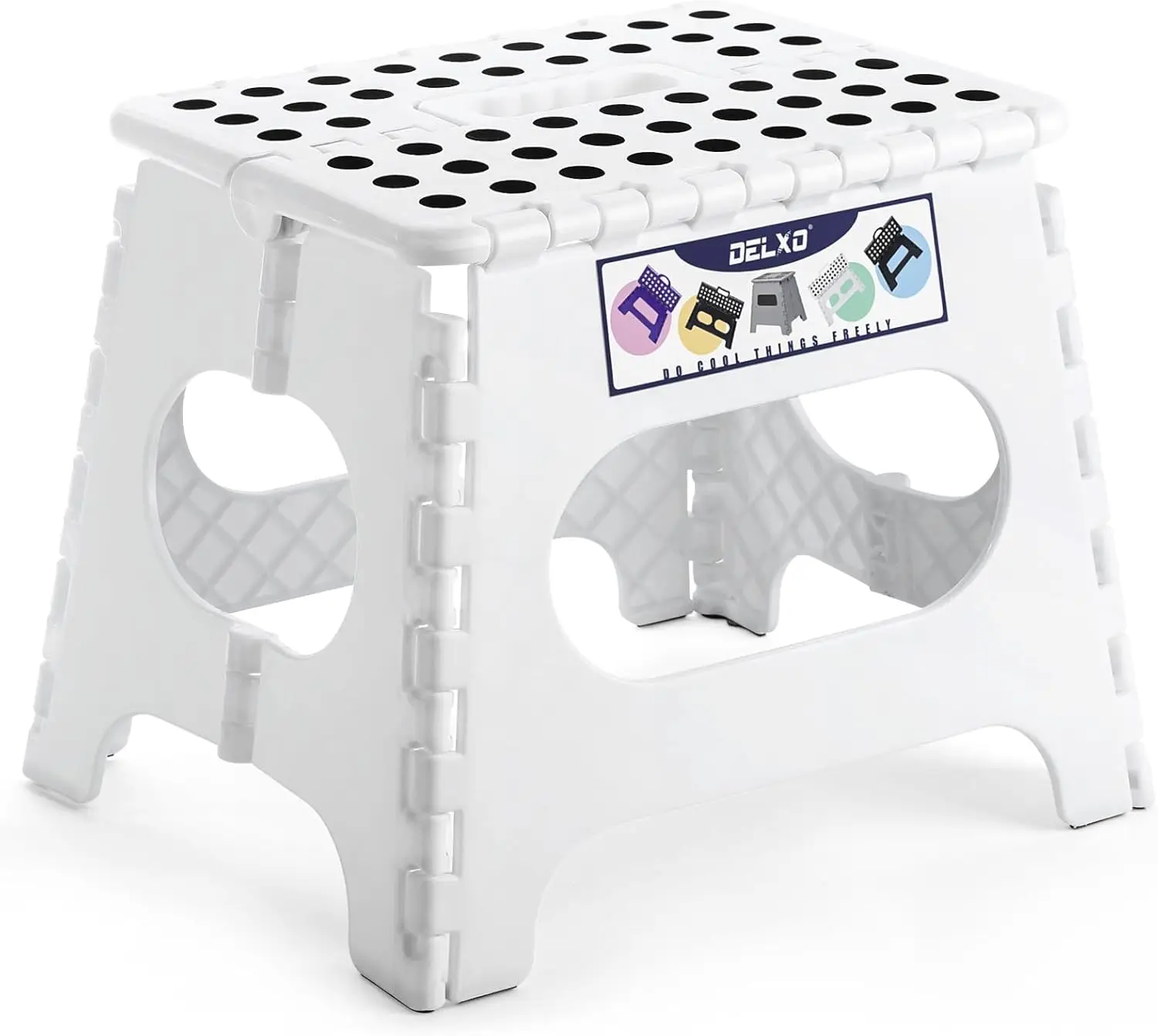 Folding Step Stool,11 H Non-Slip Foldable Step Stools For Kids And Adults,Portable Foldable Step Stool Lightweight Small 
Folding Step Stool,11 H Non-Slip Foldable Step Stools For Kids And Adults,Portable Foldable Step Stool Lightweight Small