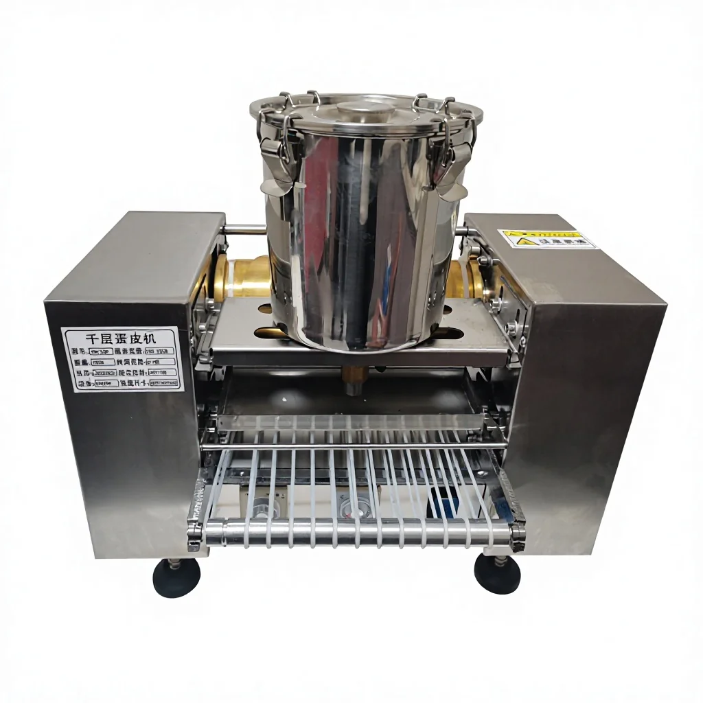 -oo Commercial Automatic New 8-Inch Mille Crepe Thousand Layer Cake Machine 304 Stainless Steel Portable High Capacity Pancake
-oo Commercial Automatic New 8-Inch Mille Crepe Thousand Layer Cake Machine 304 Stainless Steel Portable High Capacity Pancake