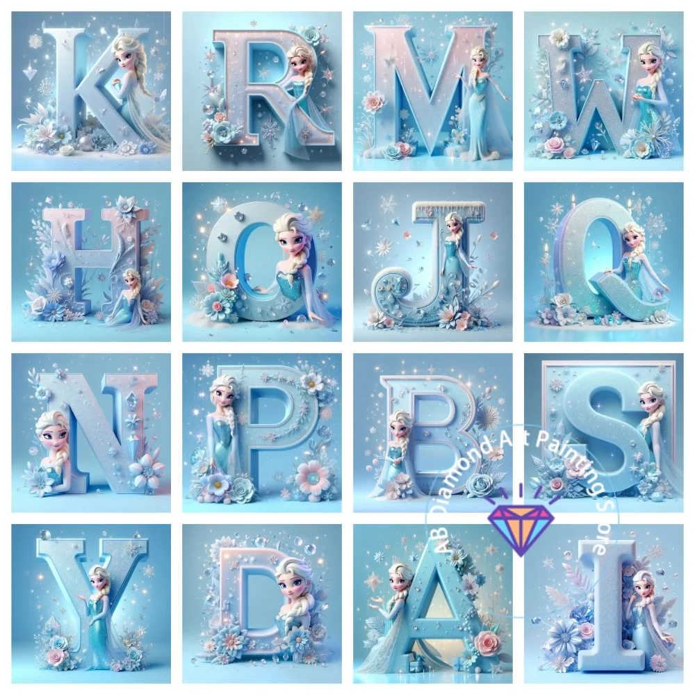 Elsa Frozen Letter Cartoon AB Diamond Drawing Kit Square Round Diamond 5D DIY Mosaic Handmade Art Exquisite Gift Home Decor
Elsa Frozen Letter Cartoon AB Diamond Drawing Kit Square Round Diamond 5D DIY Mosaic Handmade Art Exquisite Gift Home Decor