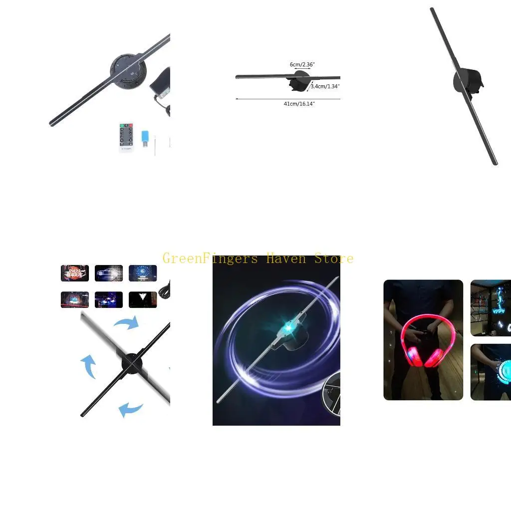 F68D Upgrade 3D Hologram Advertising Display Fan High-Resolution Added Holo Graphic Projector Fan Business Store Shop
F68D Upgrade 3D Hologram Advertising Display Fan High-Resolution Added Holo Graphic Projector Fan Business Store Shop