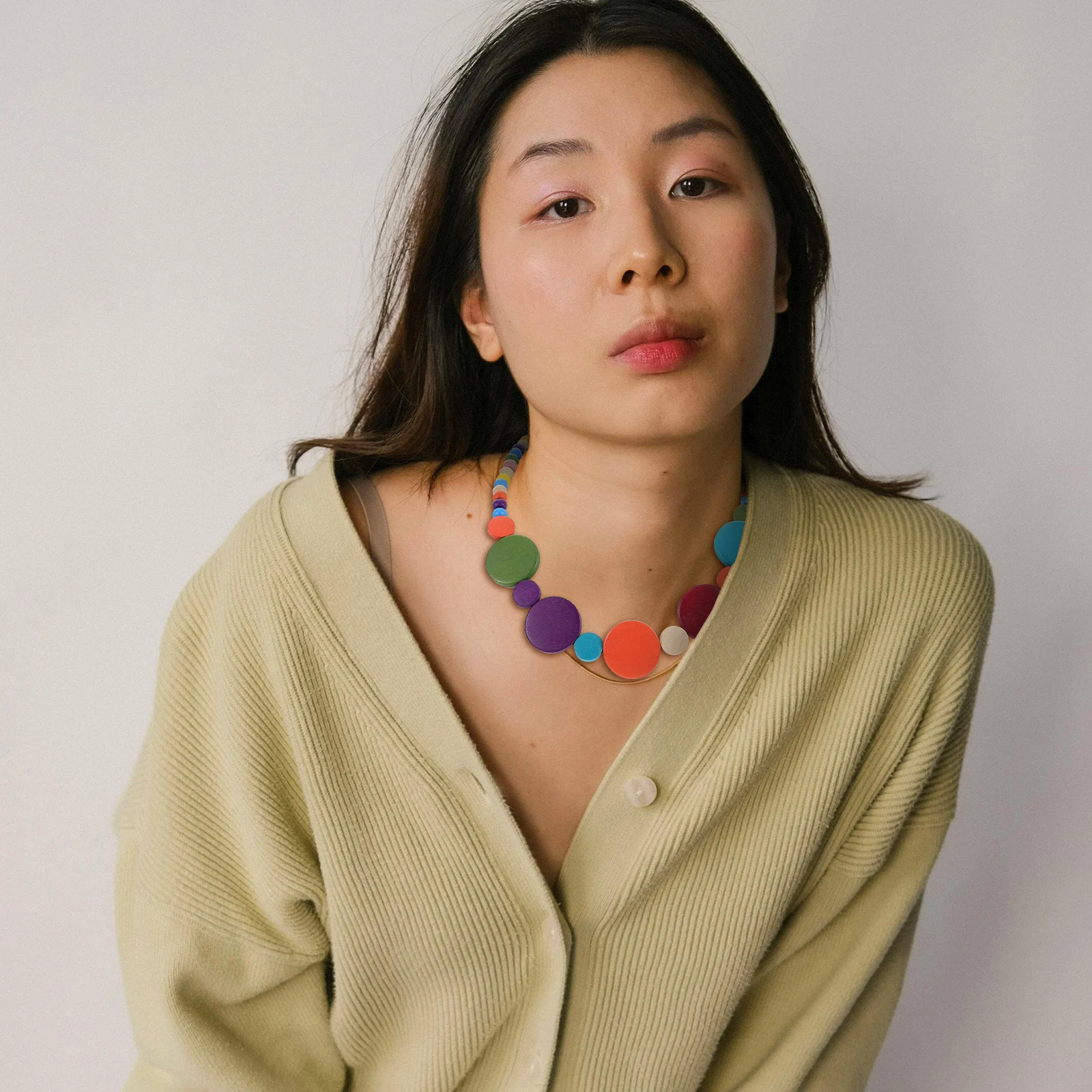 Colorful Coconut Shell Wood Bead Necklace African Tribal Boho Style Vintage Choker Lightweight Natural Beaded Statement
Colorful Coconut Shell Wood Bead Necklace African Tribal Boho Style Vintage Choker Lightweight Natural Beaded Statement