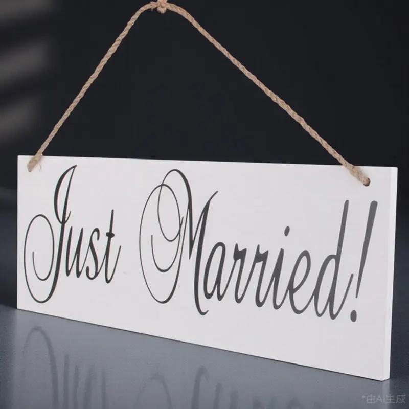 Just Married Wedding Sign Wooden Hanging Decoration Cardboard Paper Rope Beading DIY Party Bunting Banner Ceremony Decoration
Just Married Wedding Sign Wooden Hanging Decoration Cardboard Paper Rope Beading DIY Party Bunting Banner Ceremony Decoration