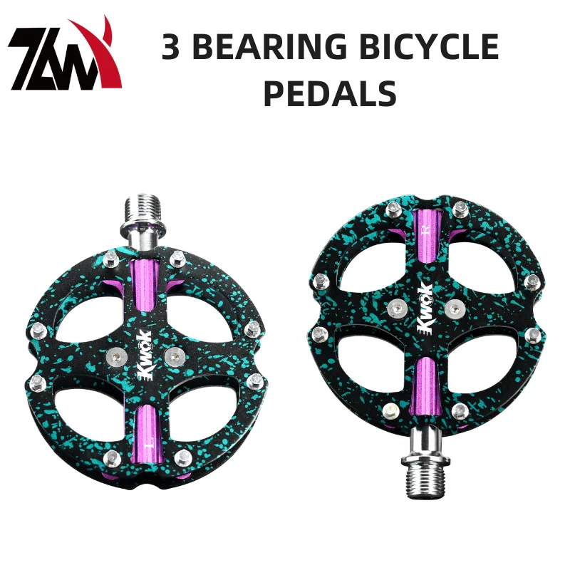 Ultralight Bicycle Pedals 3 Bearing MTB Road Bike Pedals Aluminum Alloy Non-slip Cycling Platform Lightweight Pedals for Cycling
Ultralight Bicycle Pedals 3 Bearing MTB Road Bike Pedals Aluminum Alloy Non-slip Cycling Platform Lightweight Pedals for Cycling