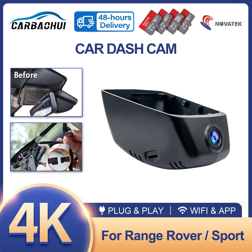 Для Land Rover Range Rover и Sport 2023 2024 2025, 4K видеорегистратор передняя и задняя камера автомобильного видеорегистратора Plug and Play Wi-Fi видеорегистратор
Для Land Rover Range Rover и Sport 2023 2024 2025, 4K видеорегистратор передняя и задняя камера автомобильного видеорегистратора Plug and Play Wi-Fi видеорегистратор