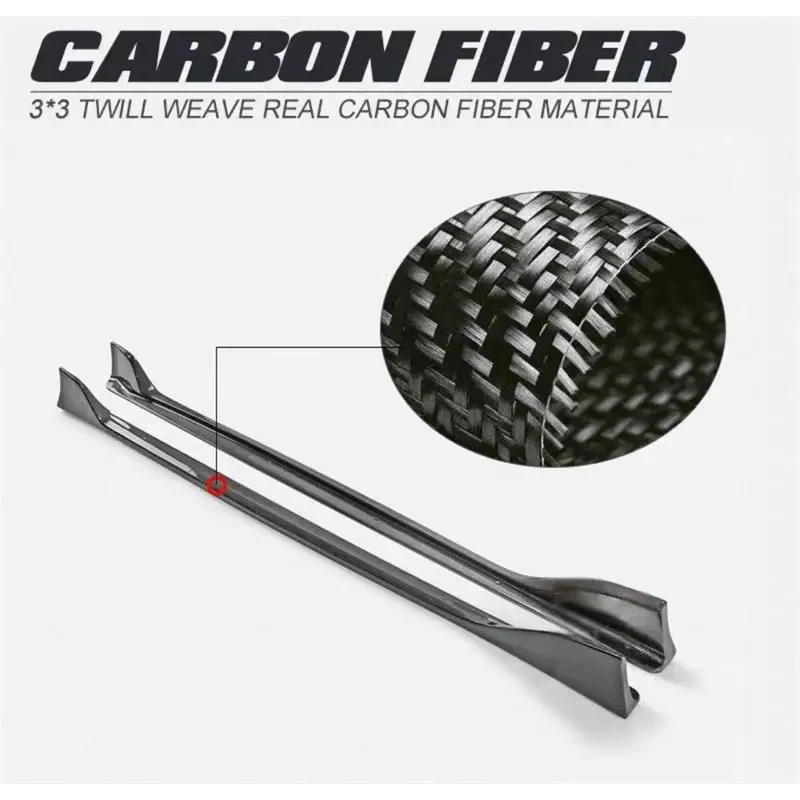 High Quality Real Carbon Fiber Side Skirts Spoiler Kit For Supra A90 2021-2024
High Quality Real Carbon Fiber Side Skirts Spoiler Kit For Supra A90 2021-2024