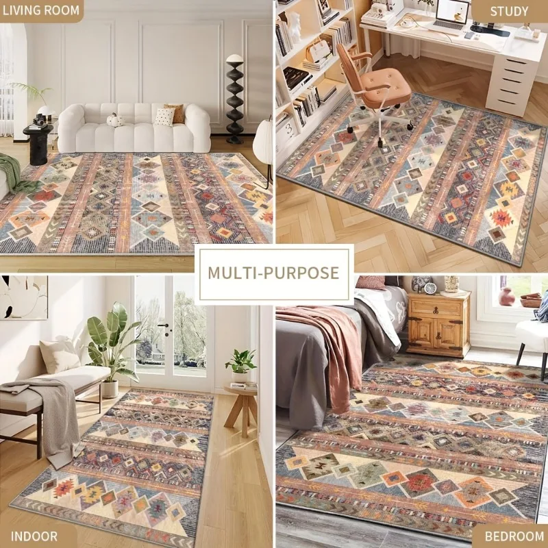 Moroccan Ethnic Style Crystal Velvet Floor Mats for Living Room, Bedroom, Coffee Table, Sofa, Large Carpet and Home Decor
Moroccan Ethnic Style Crystal Velvet Floor Mats for Living Room, Bedroom, Coffee Table, Sofa, Large Carpet and Home Decor
